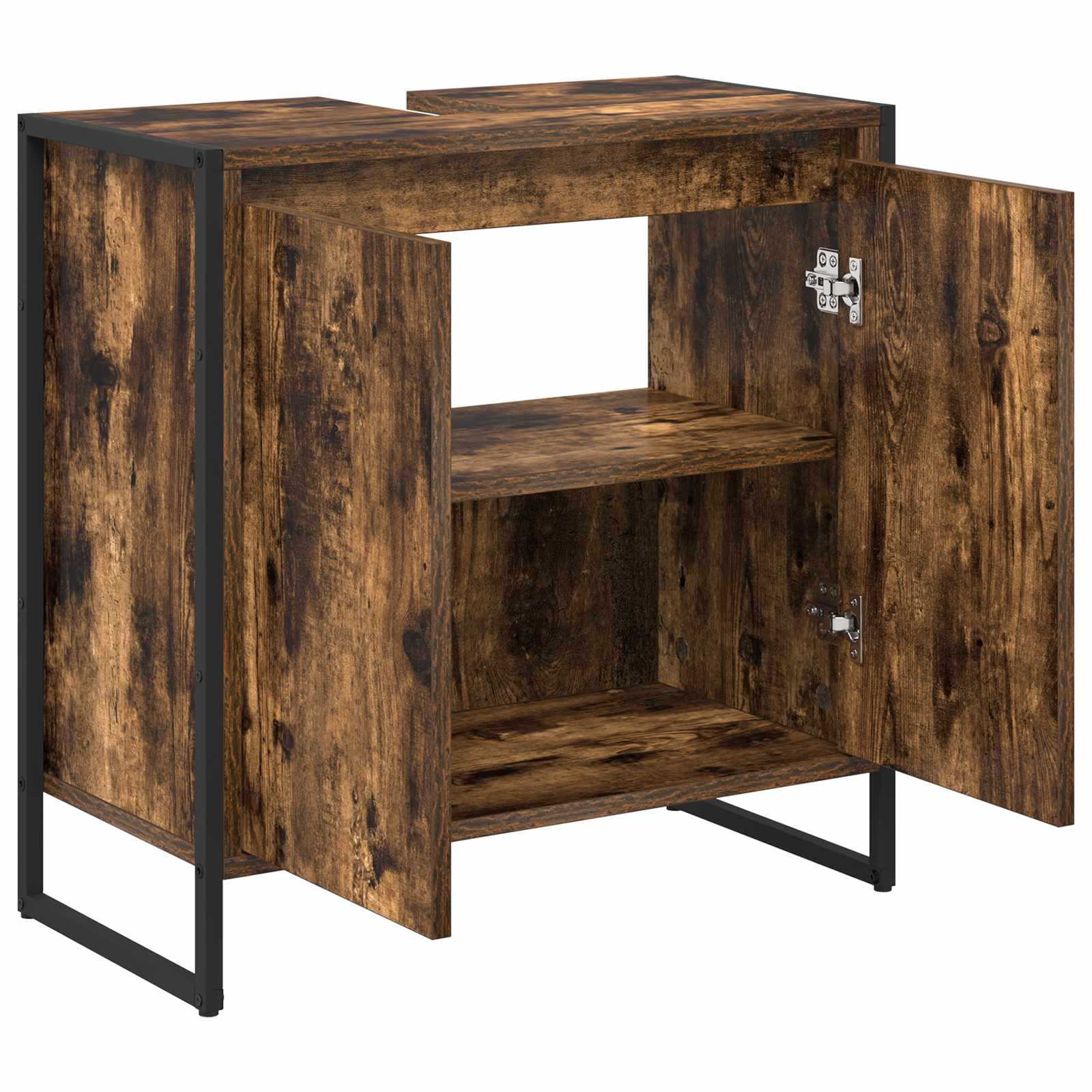 Mobile da Bagno con porta Quercia Fumosa 60 x 30 x 60 cm | homemem39