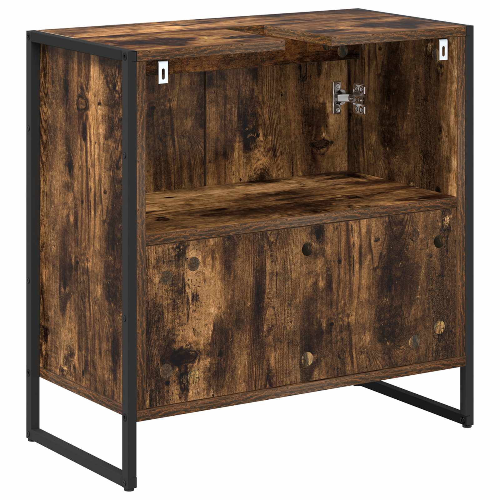 Mobile da Bagno con porta Quercia Fumosa 60 x 30 x 60 cm | homemem39