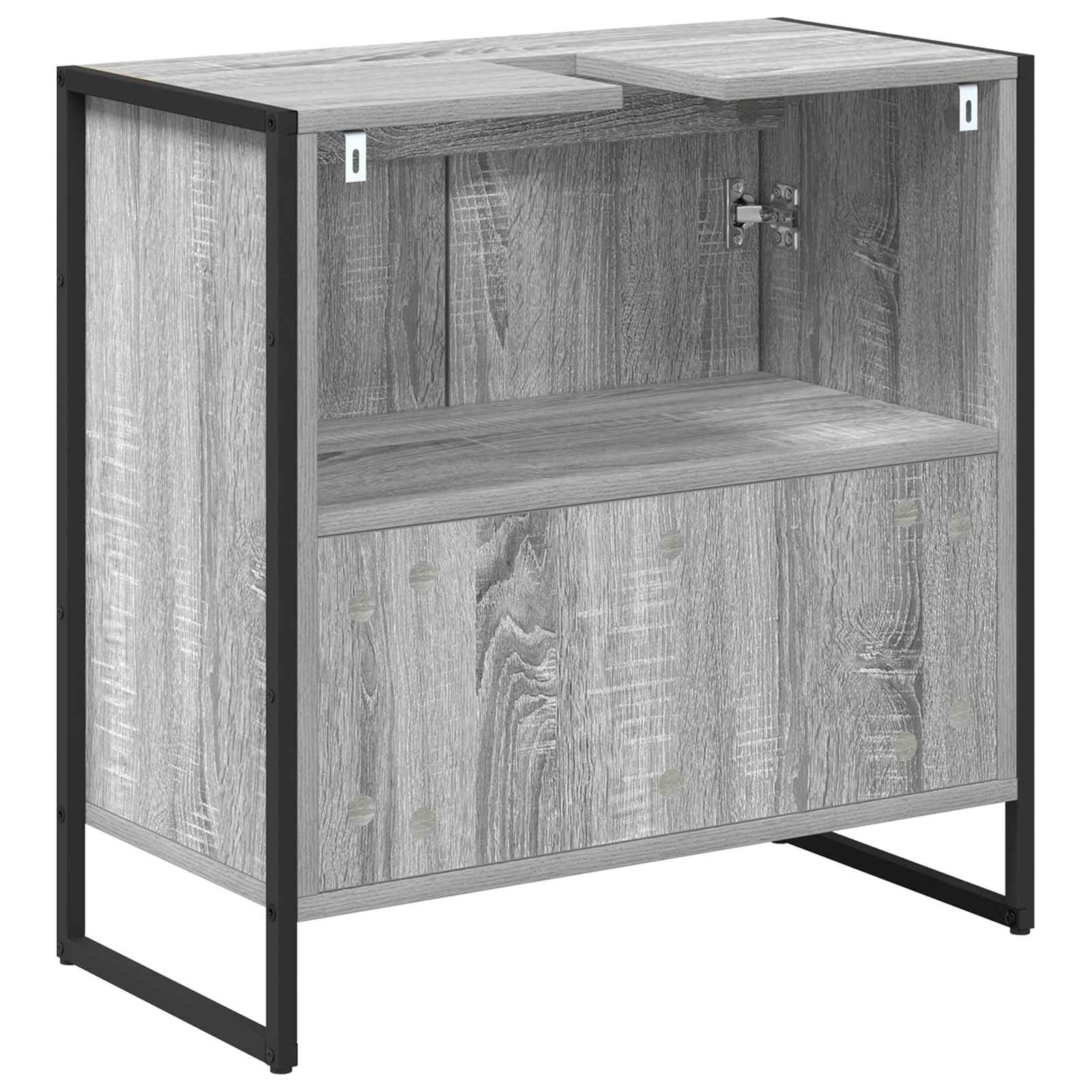 Mobile da Bagno Grigio Sonoma 60 x 30 x 60 cm Legno multistrato | homemem39