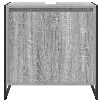 Mobile da Bagno Grigio Sonoma 60 x 30 x 60 cm Legno multistrato