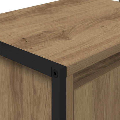 Mobile da Bagno con porta Rovere Artigianale 60 x 30 x 60 cm | homemem39