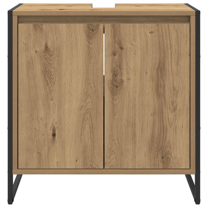 Mobile da Bagno con porta Rovere Artigianale 60 x 30 x 60 cm