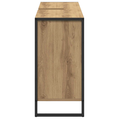 Mobile da Bagno con porta Rovere Artigianale 60 x 30 x 60 cm