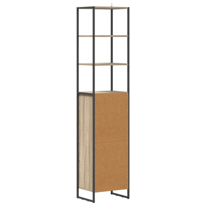 Mobile da Bagno Sonoma 40 x 30 x 180 cm Legno multistrato | homemem39