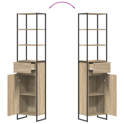 Mobile da Bagno Sonoma 40 x 30 x 180 cm Legno multistrato | homemem39