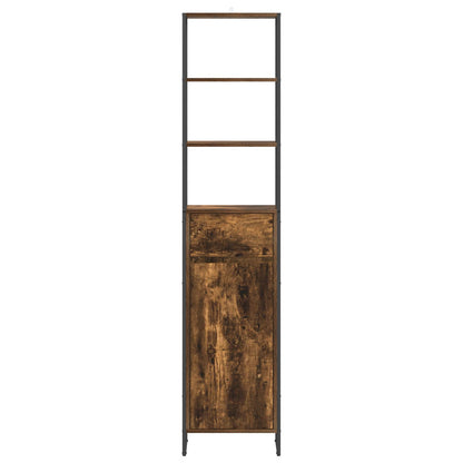 Mobile da Bagno con cassetto Quercia Fumosa 40 x 30 x 180 cm