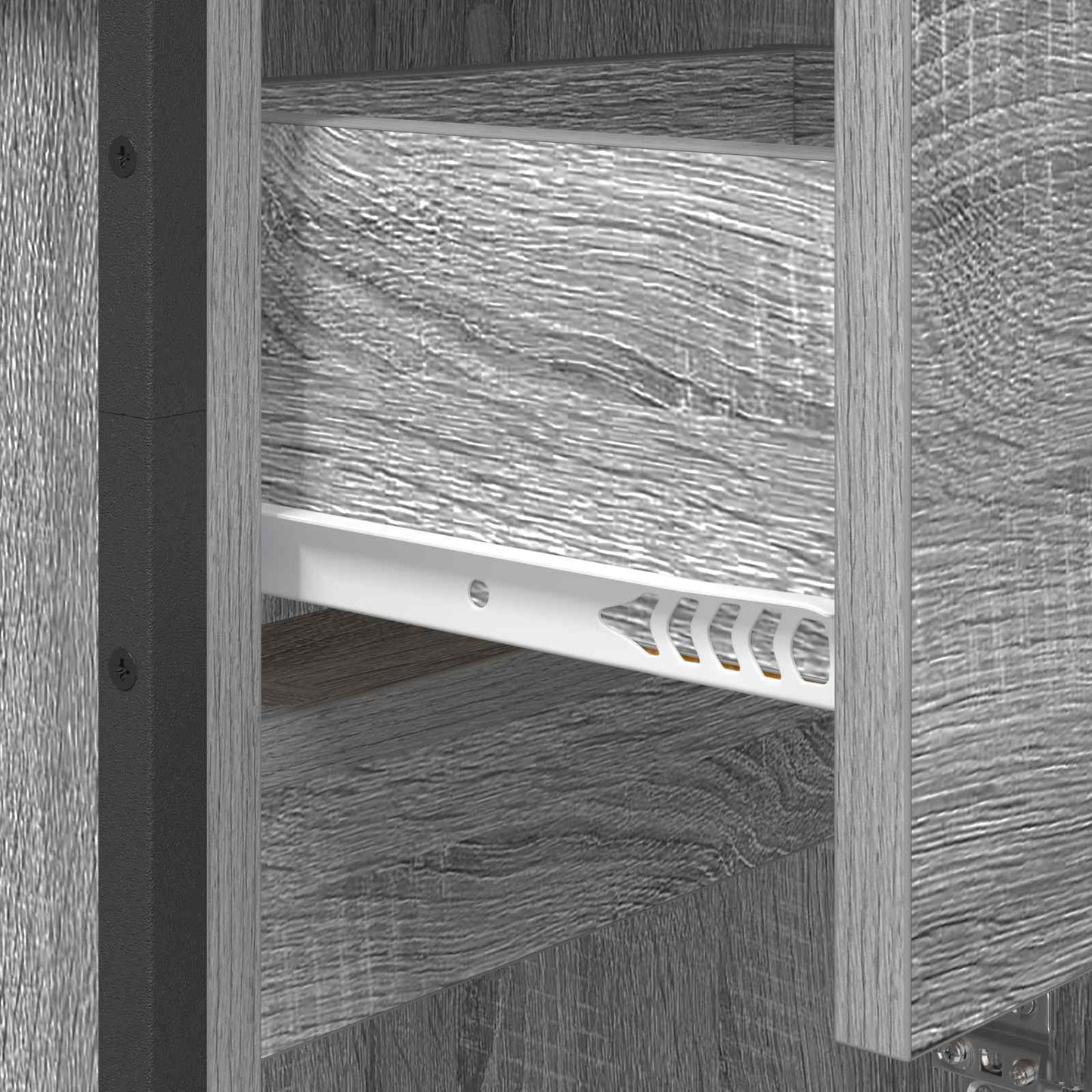 Mobile da Bagno con cassetto Grigio Sonoma 40 x 30 x 180 cm