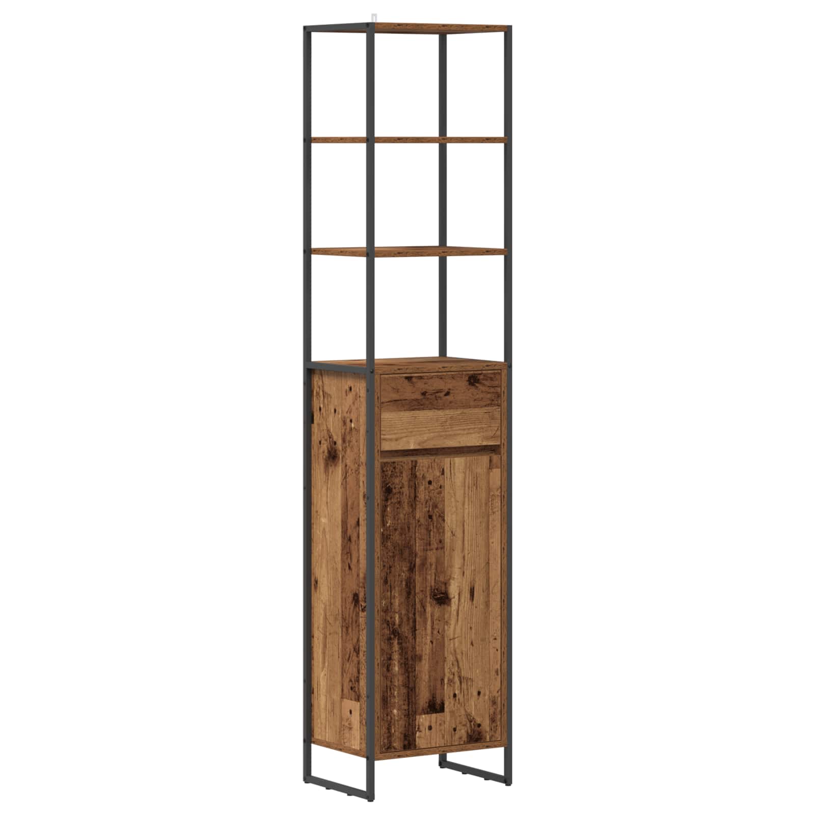 Mobile da Bagno con cassetto Legno vecchio 40 x 30 x 180 cm | homemem39
