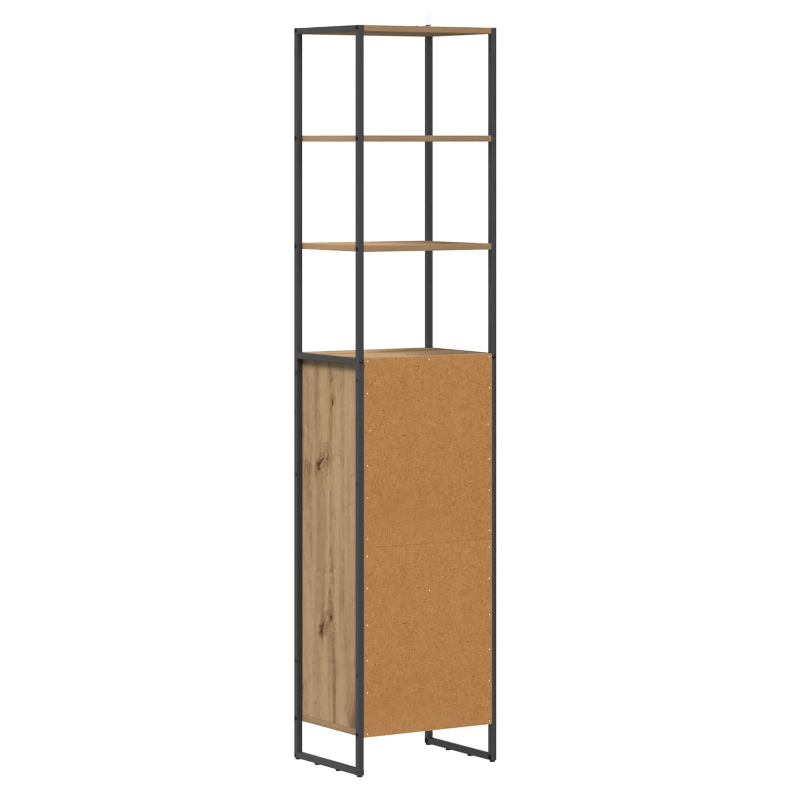 Mobile da Bagno con porta Rovere Artigianale 40 x 30 x 180 cm | homemem39