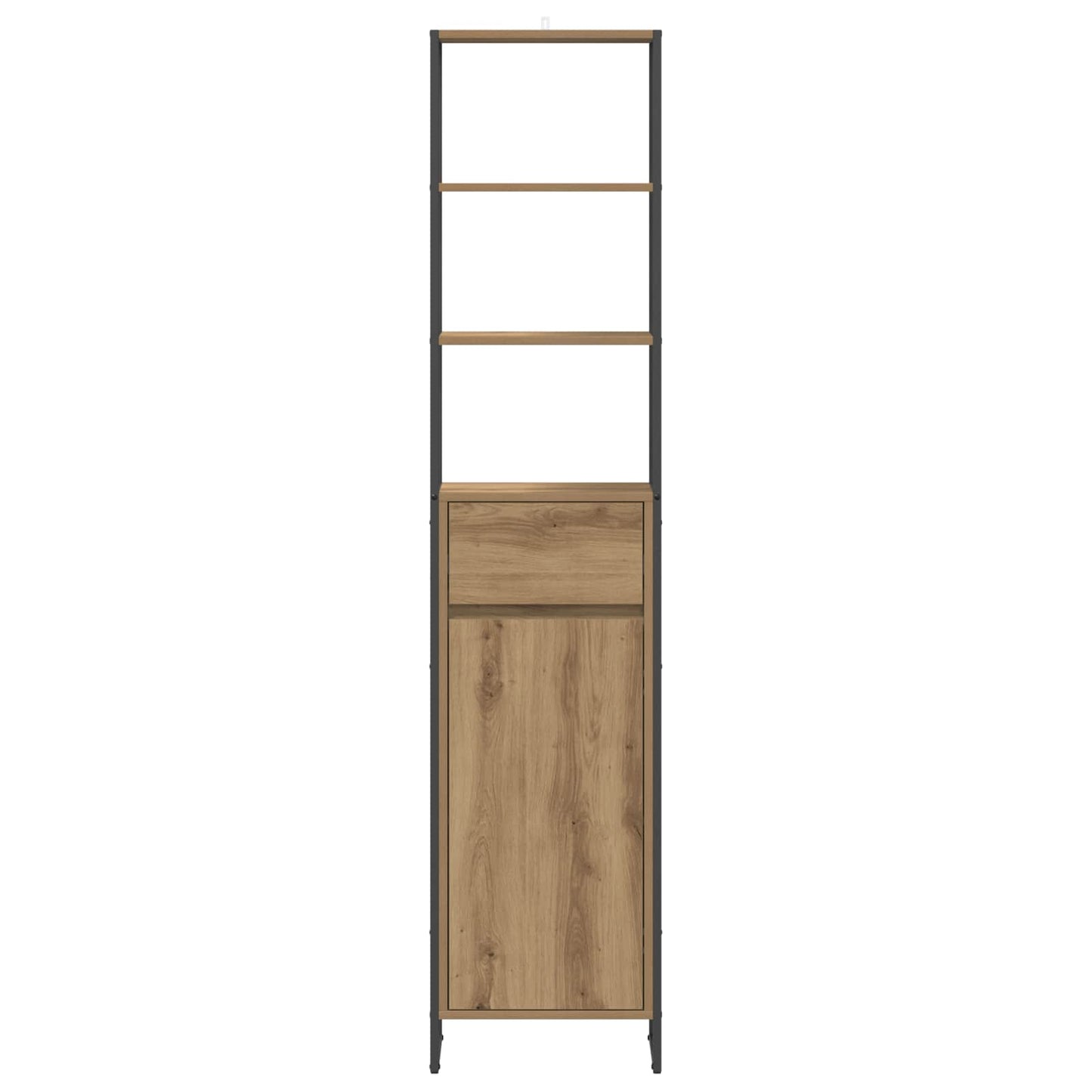 Mobile da Bagno con porta Rovere Artigianale 40 x 30 x 180 cm | homemem39