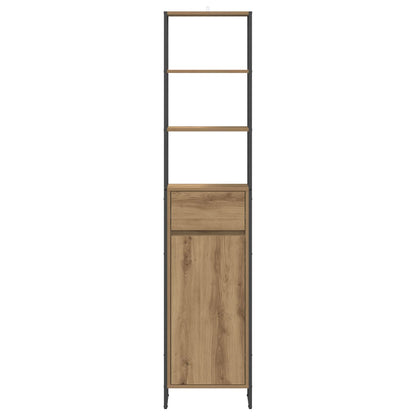 Mobile da Bagno con porta Rovere Artigianale 40 x 30 x 180 cm