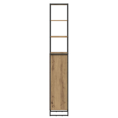 Mobile da Bagno con porta Rovere Artigianale 40 x 30 x 180 cm | homemem39