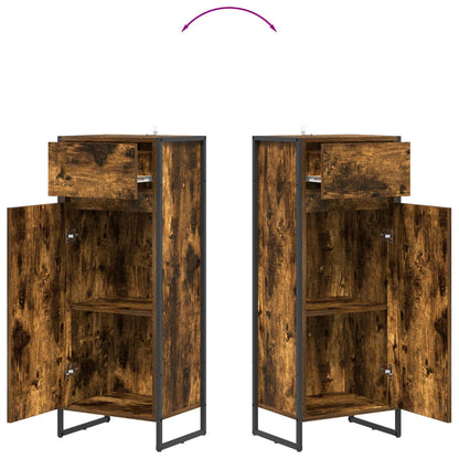 Mobile da Bagno con cassetto Quercia Fumosa 40 x 30 x 100 cm | homemem39
