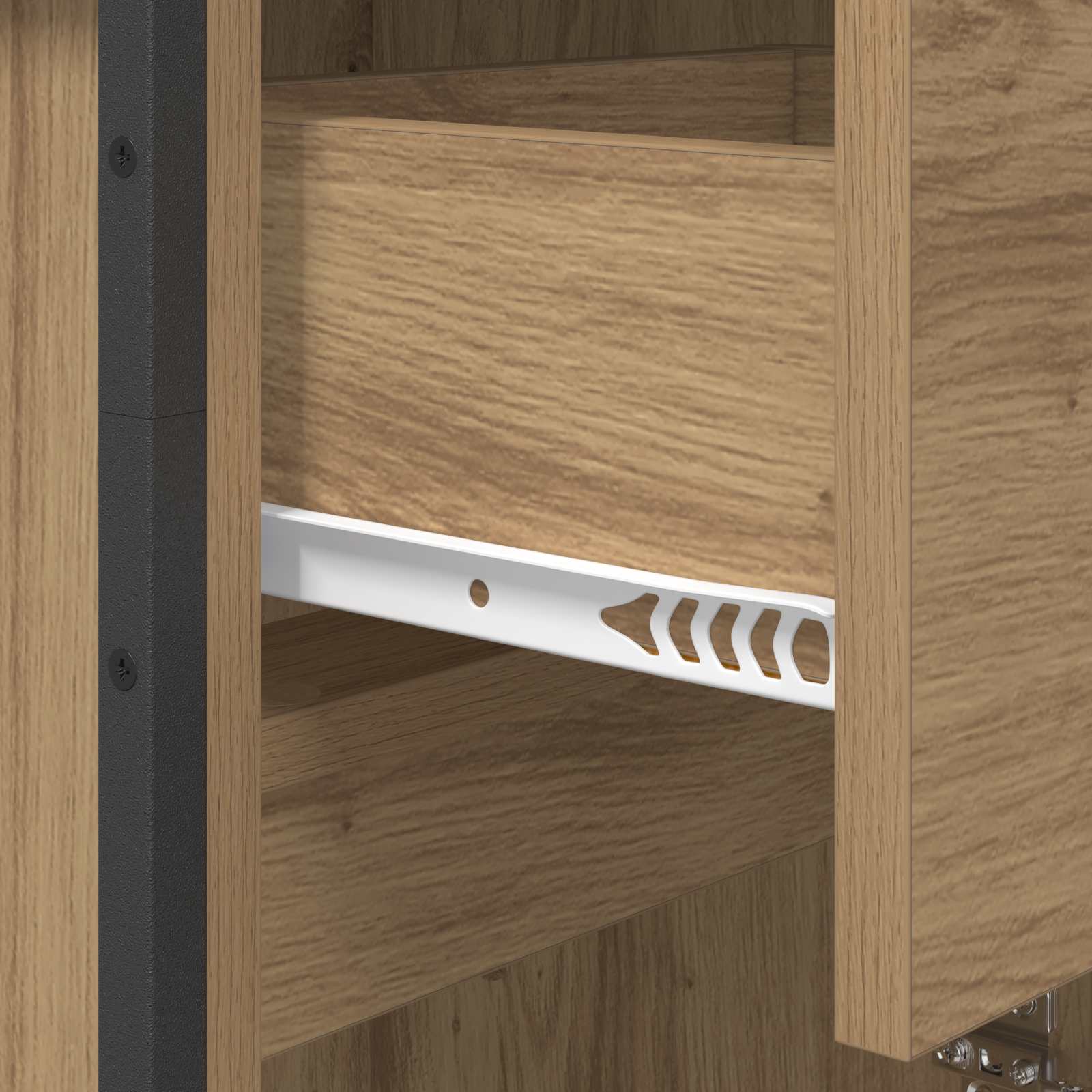 Mobile da Bagno con porta Rovere Artigianale 40 x 30 x 100 cm | homemem39