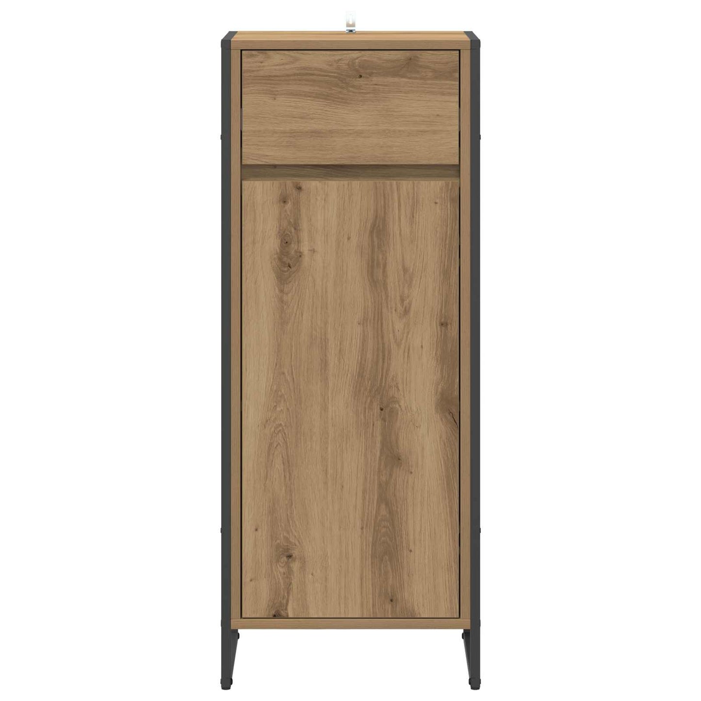 Mobile da Bagno con porta Rovere Artigianale 40 x 30 x 100 cm | homemem39