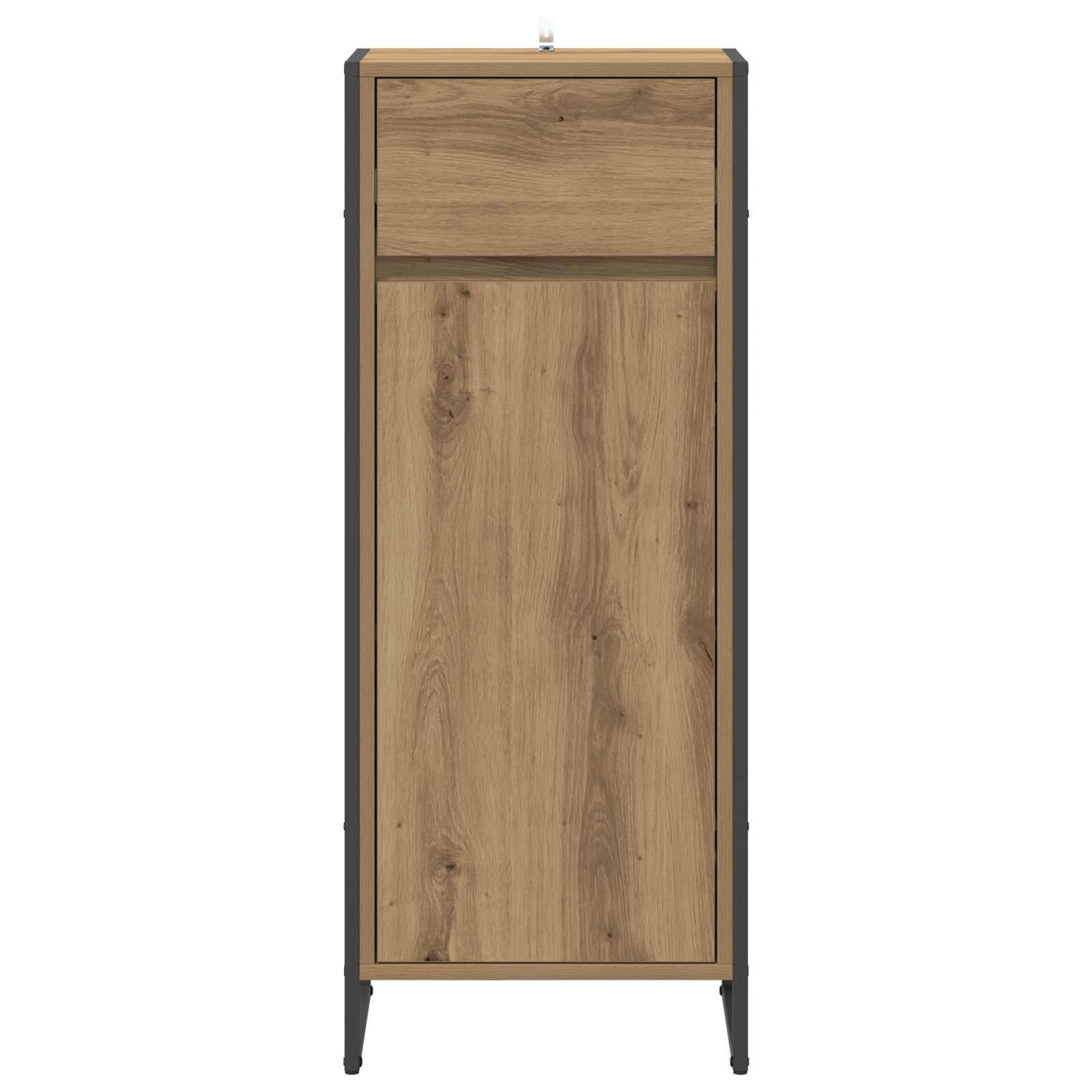 Mobile da Bagno con porta Rovere Artigianale 40 x 30 x 100 cm | homemem39