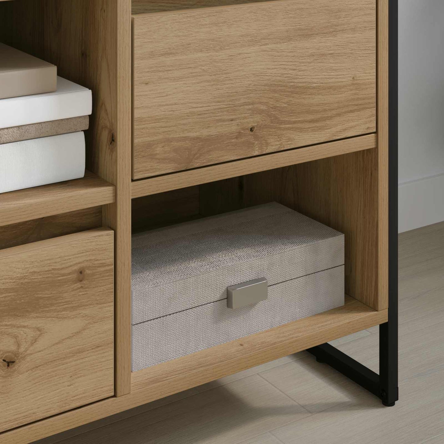 Mobile TV con cassetto Rovere Artigianale 100 x 36 x 49,5 cm