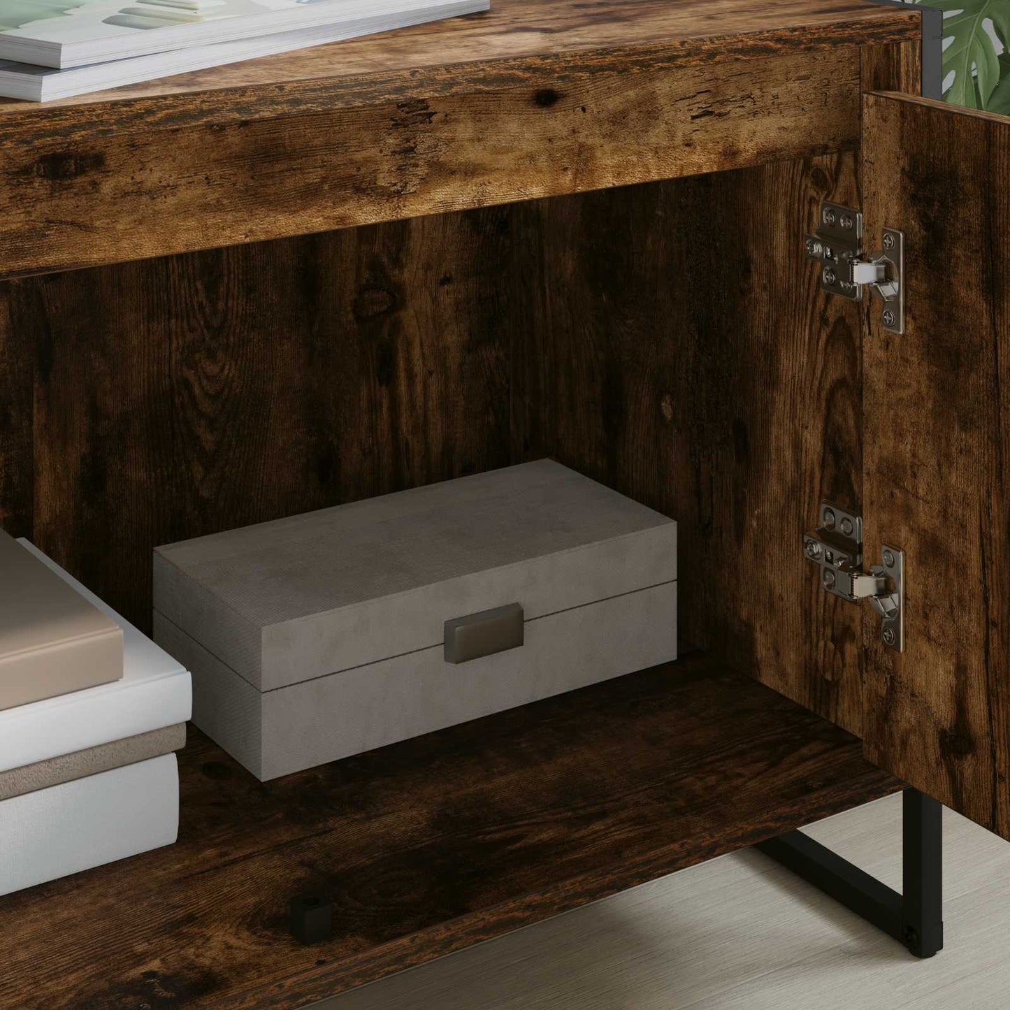 Mobile TV Quercia Fumosa 140 x 36 x 49.5 cm Legno multistrato