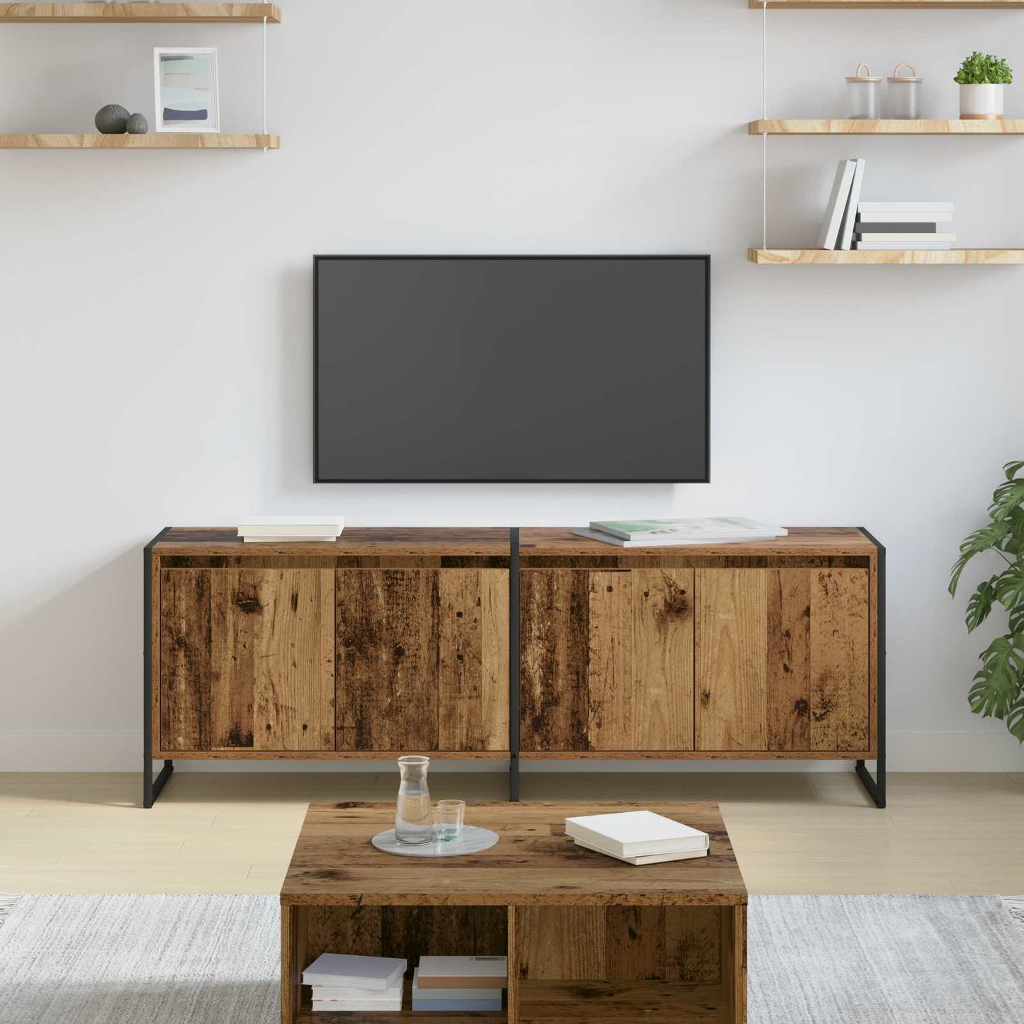 Mobile TV Legno vecchio 140 x 36 x 49.5 cm Legno multistrato