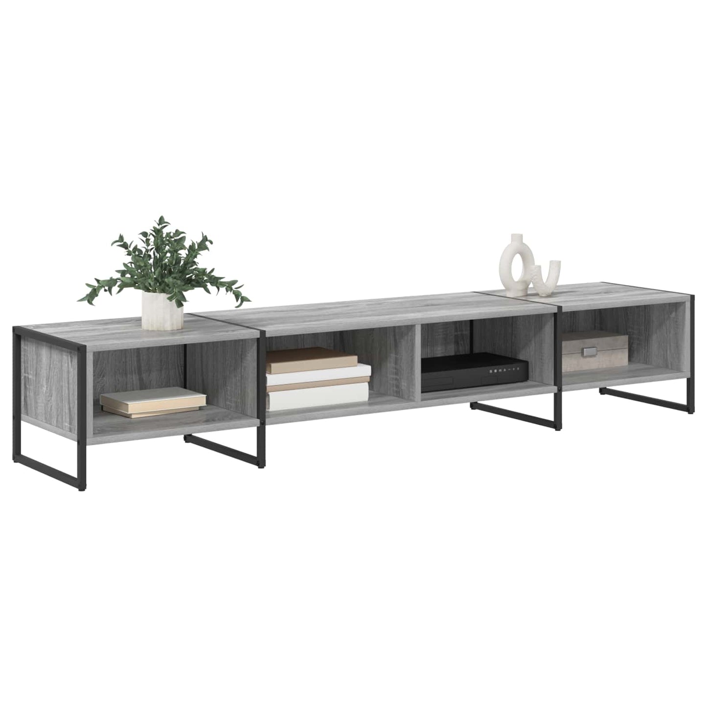 Mobile TV Grigio Sonoma 170,5 x 36 x 30,5 cm Legno multistrato