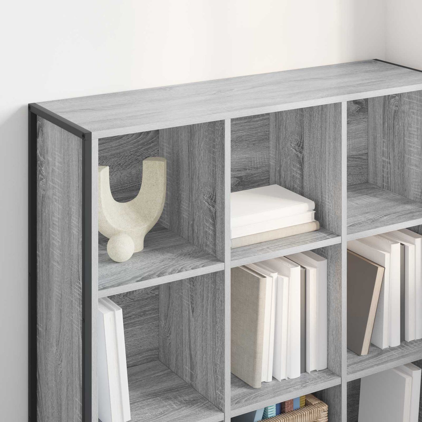 Armadio per Libri Grigio Sonoma 99.5 x 30 x 108.5 cm