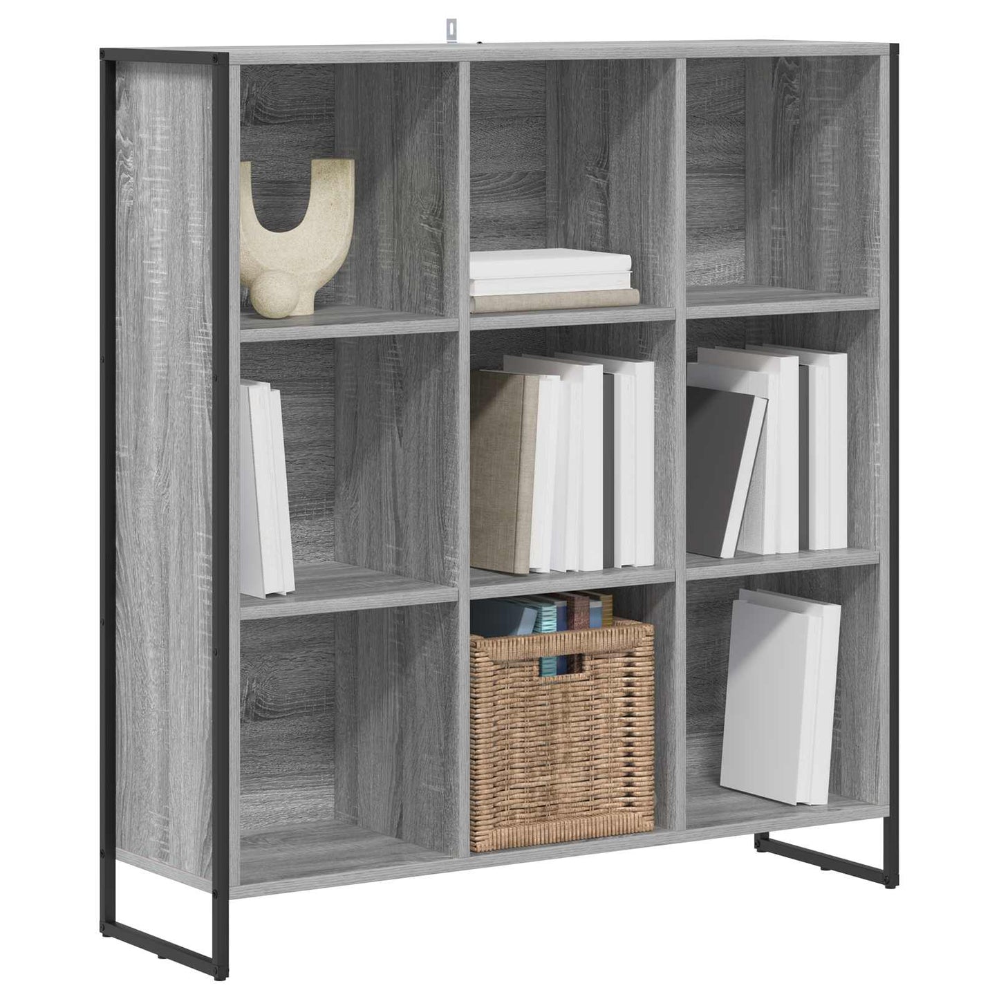 Armadio per Libri Grigio Sonoma 99.5 x 30 x 108.5 cm