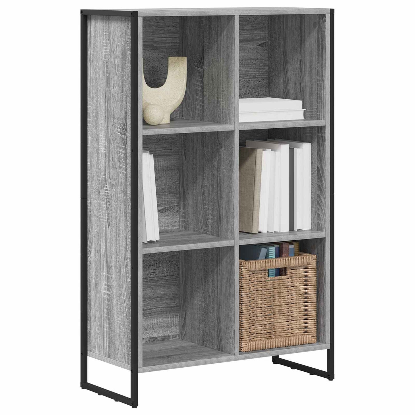 Armadio per Libri Grigio Sonoma 99.5 x 30 x 108.5 cm