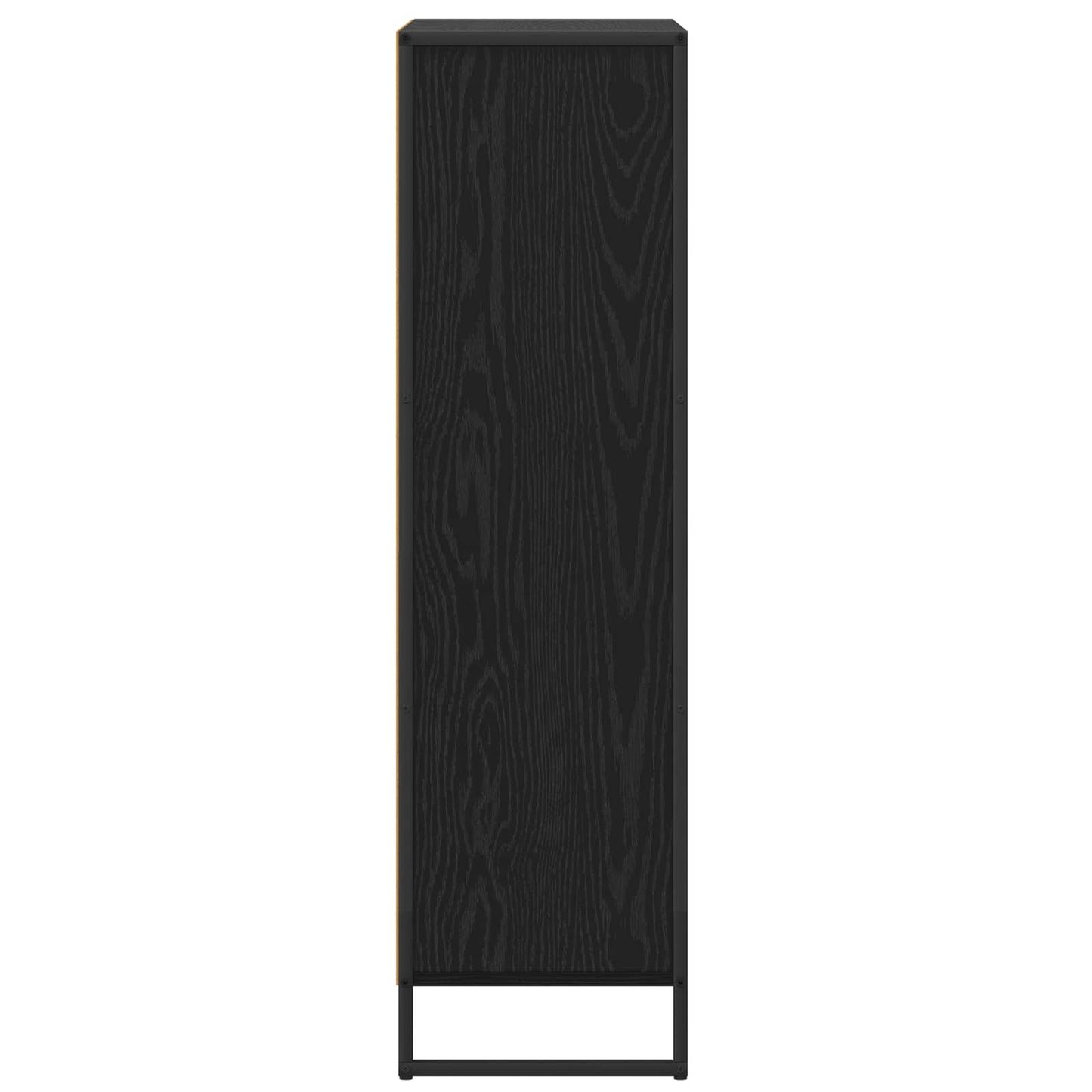 Armadio per Libri Rovere Nero 68 x 30 x 108.5 cm