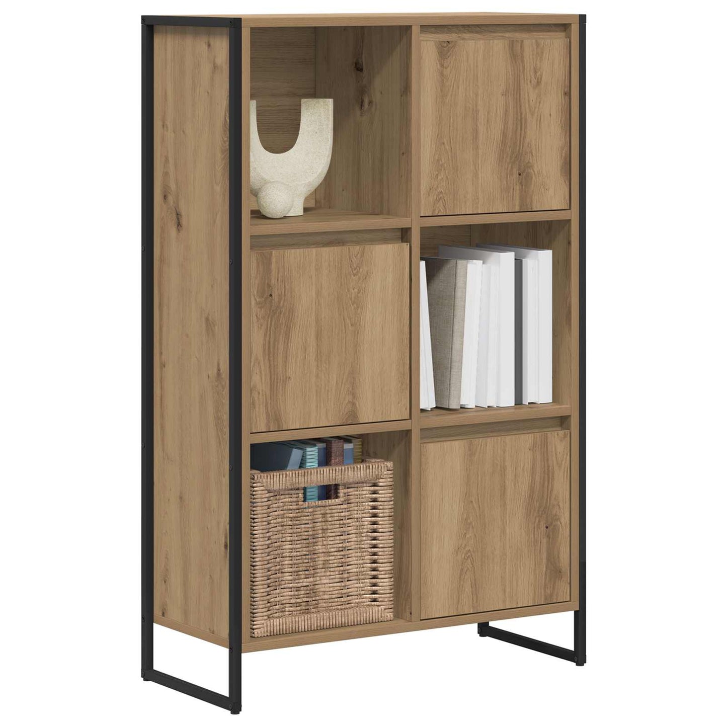Armadio per Libri Rovere Artigianale 68 x 30 x 108.5 cm
