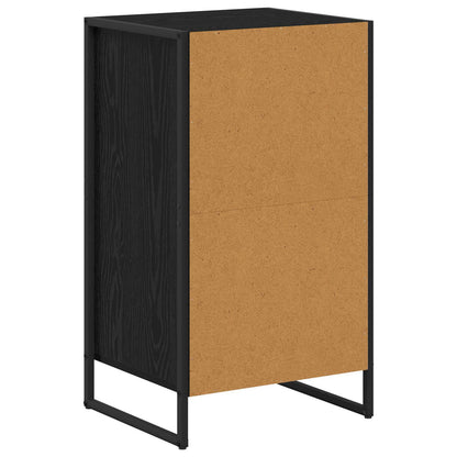 Credenza Rovere Nero 42 x 36 x 75.5 cm Legno multistrato