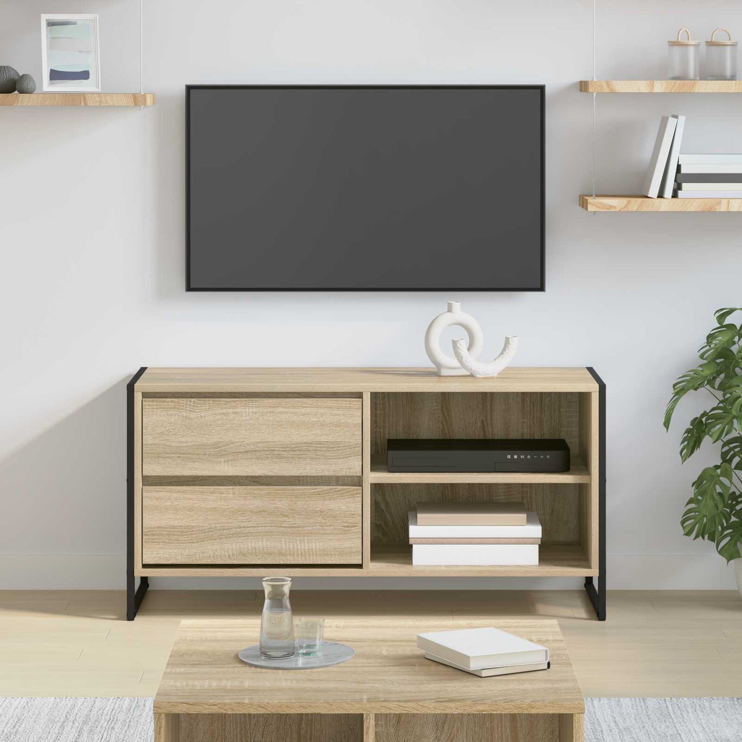 Mobile TV Sonoma 100 x 36 x 49,5 cm Legno multistrato