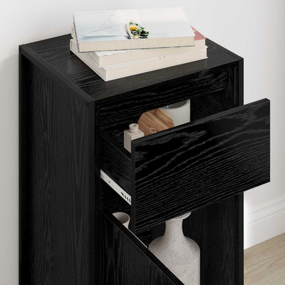 Credenza Rovere Nero 81 x 36 x 150.5 cm Legno multistrato