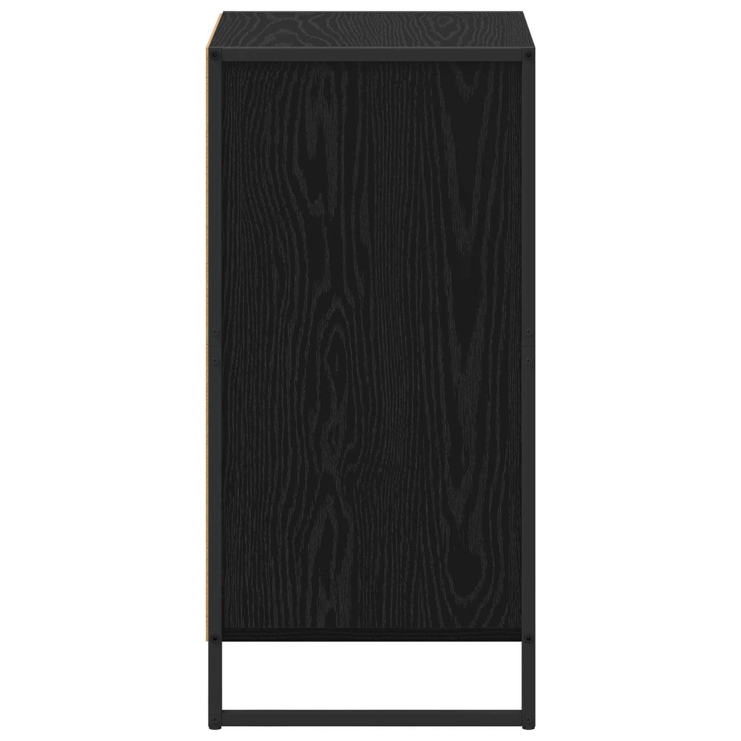 Credenza Rovere Nero 81 x 36 x 150.5 cm Legno multistrato