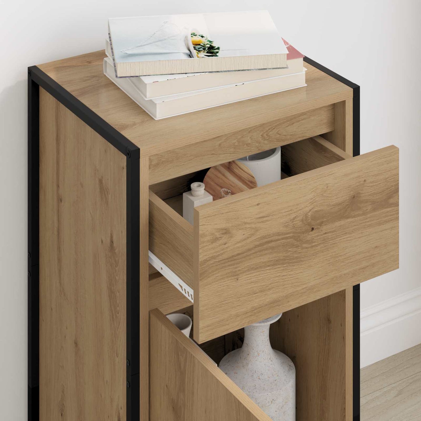 Credenza con cassetto Rovere Artigianale 81 x 36 x 150.5 cm