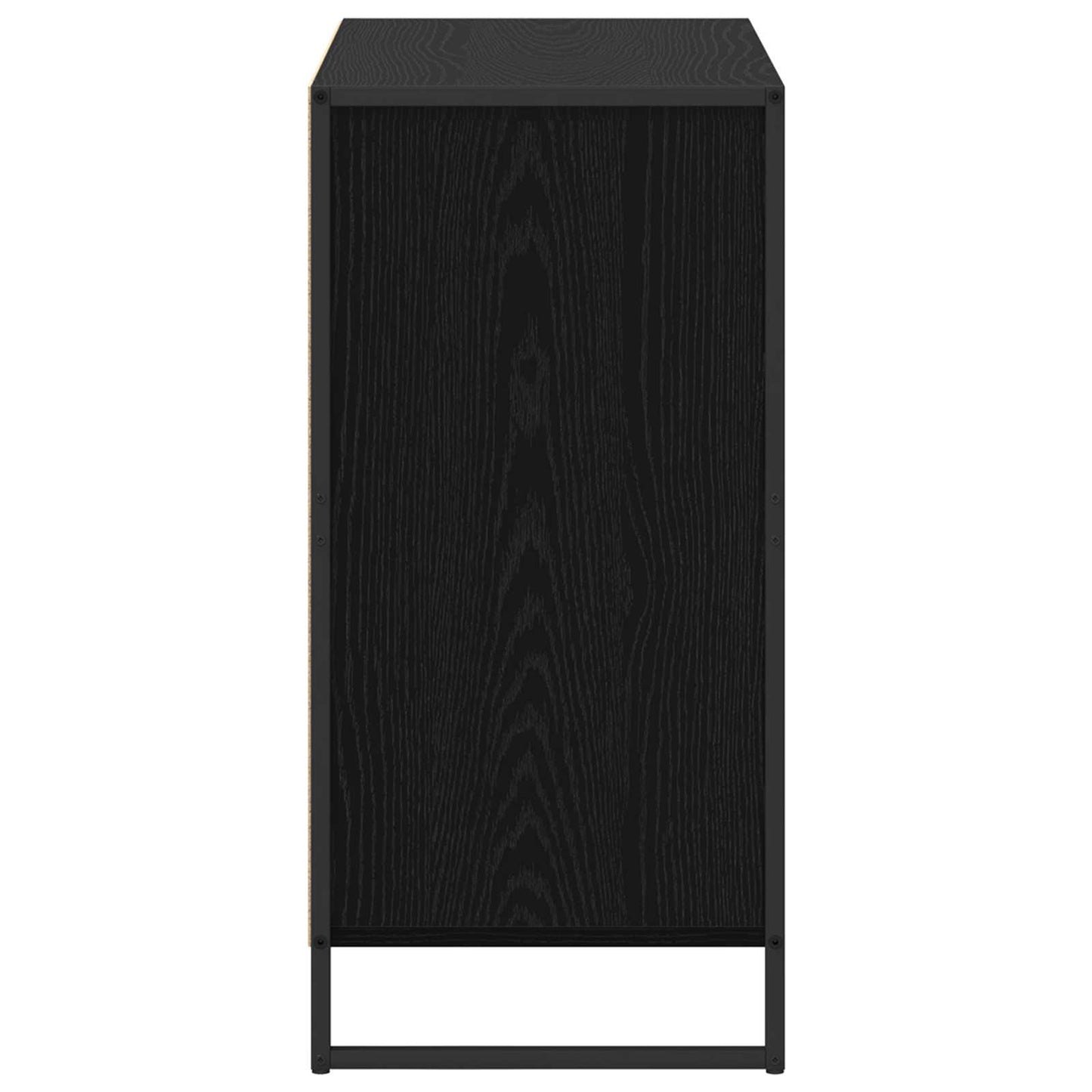 Credenza Rovere Nero 79 x 36 x 75.5 cm Legno multistrato