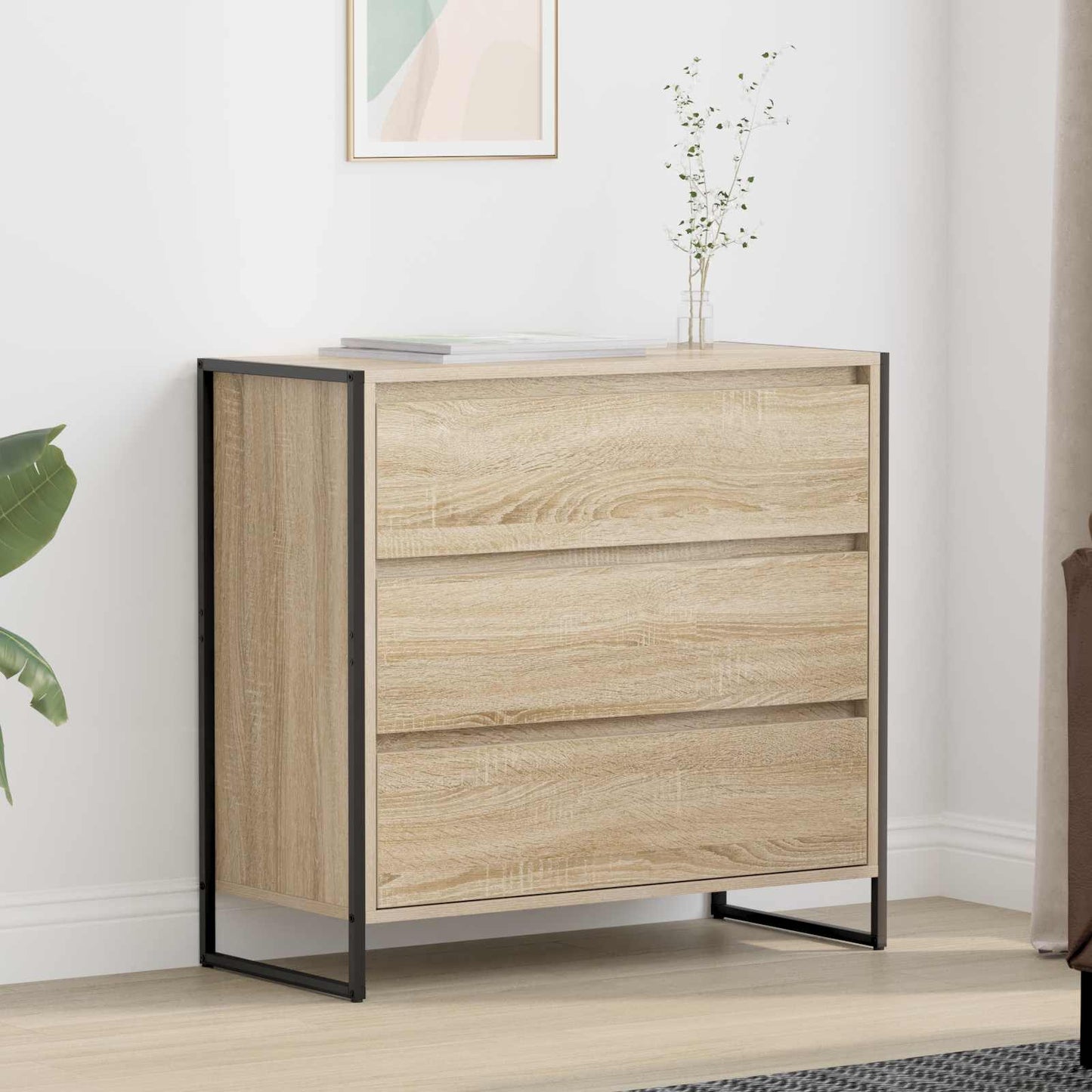 Credenza Sonoma 79 x 36 x 75.5 cm Legno multistrato