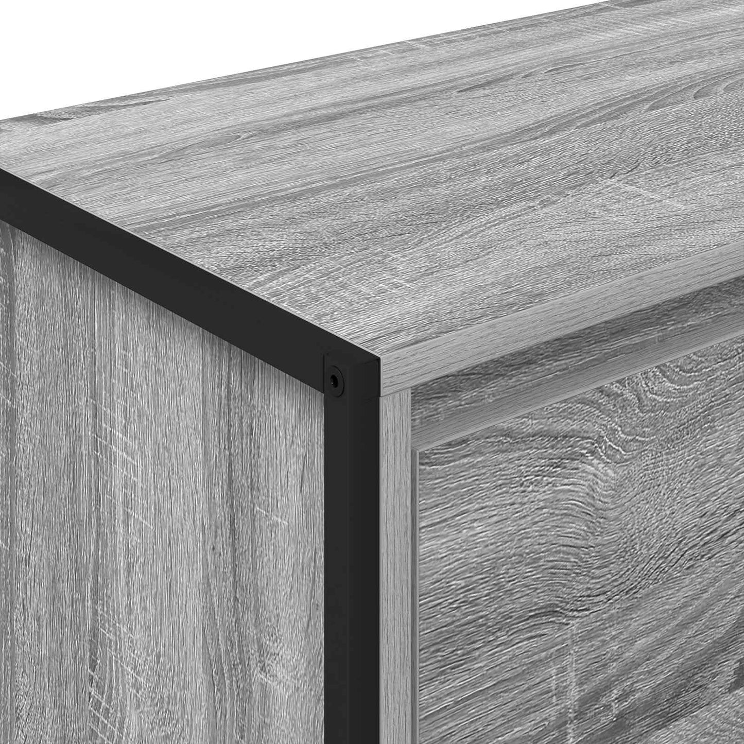 Credenza Grigio Sonoma 79 x 36 x 75.5 cm Legno multistrato