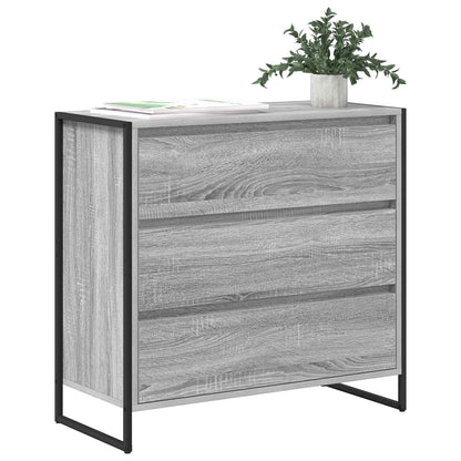 Credenza Grigio Sonoma 79 x 36 x 75.5 cm Legno multistrato