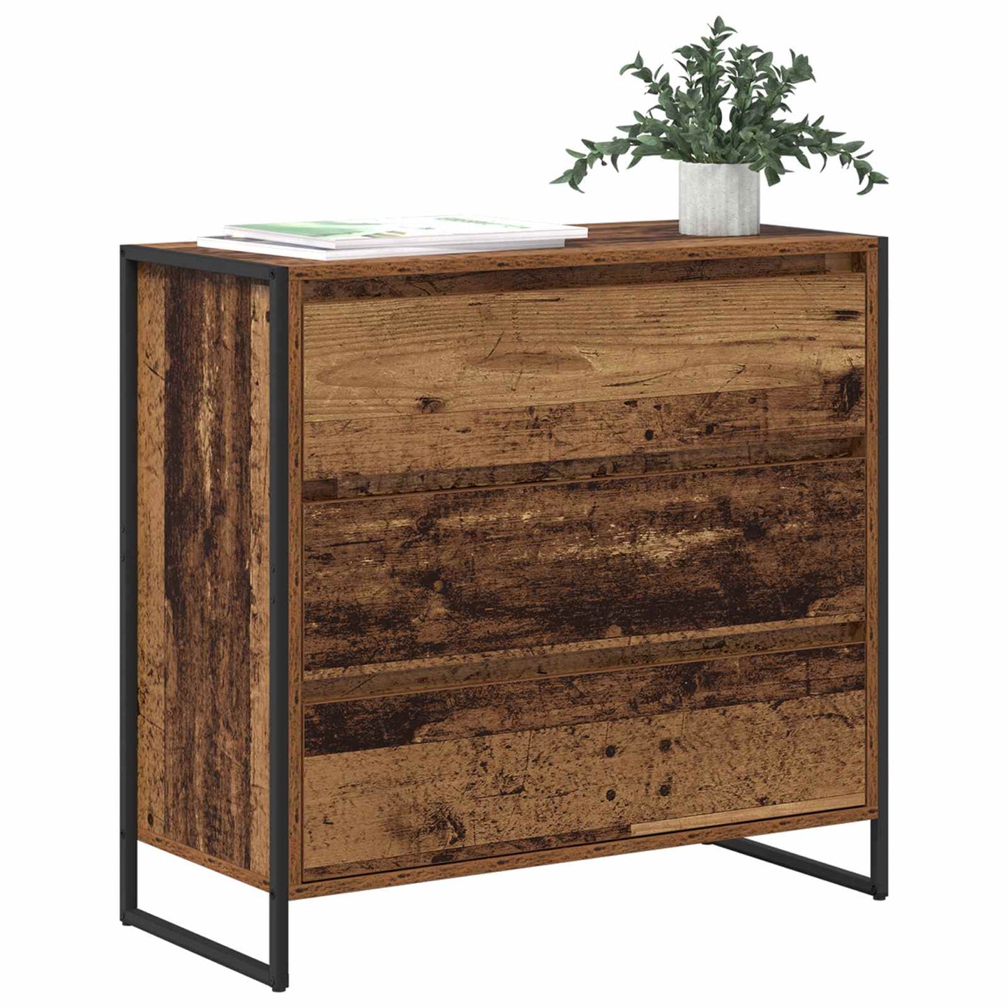 Credenza Legno vecchio 79 x 36 x 75.5 cm Legno multistrato