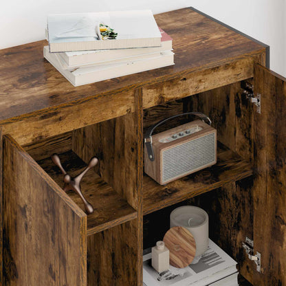 Mobile laterale Quercia Fumosa 79 x 36 x 75 cm