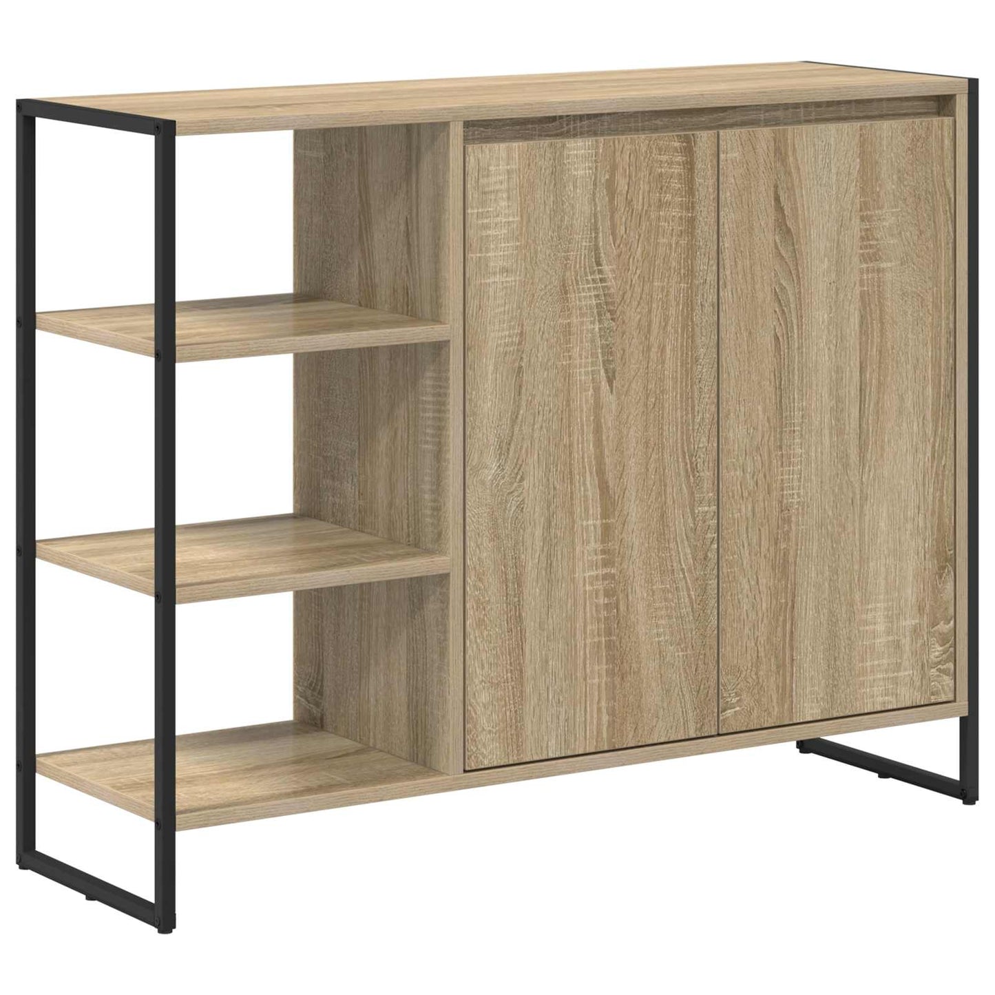 Mobile laterale Sonoma 96.5 x 30 x 75 cm Legno multistrato