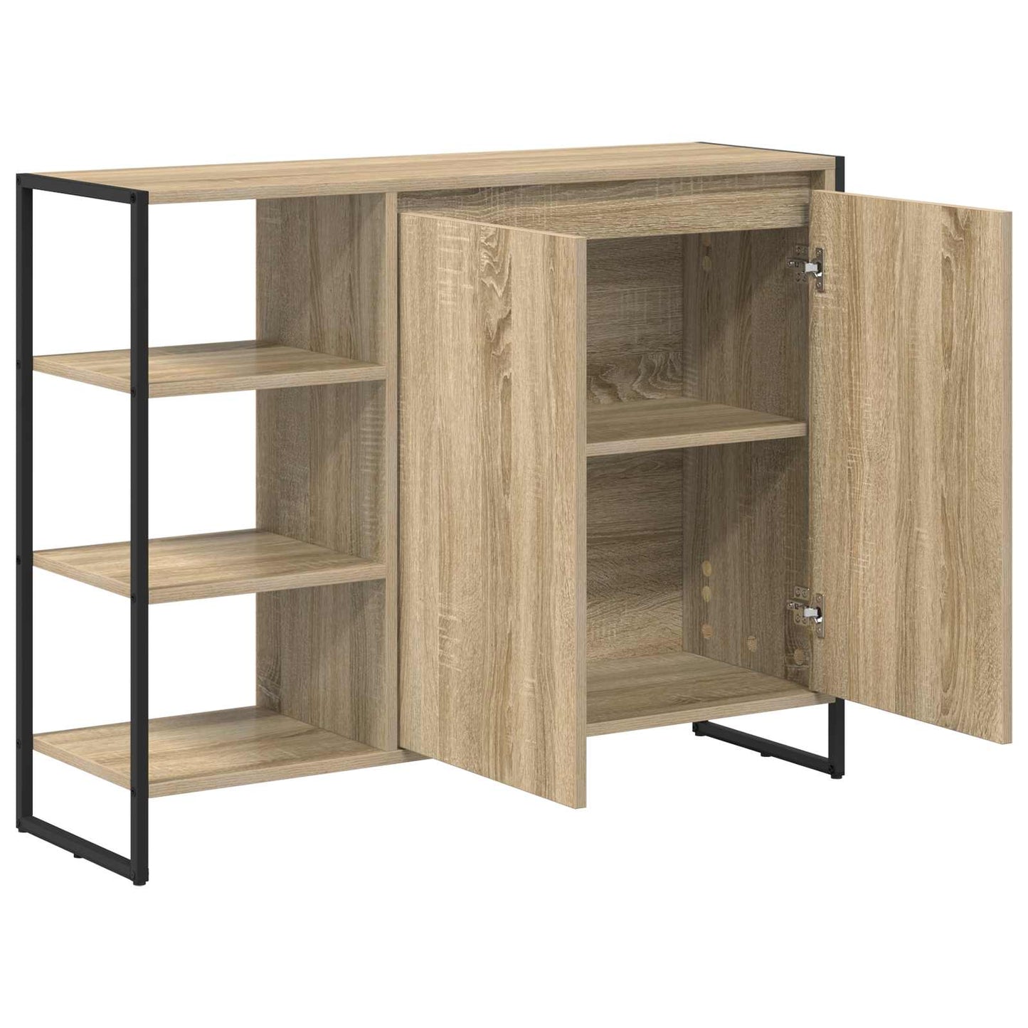 Mobile laterale Sonoma 96.5 x 30 x 75 cm Legno multistrato