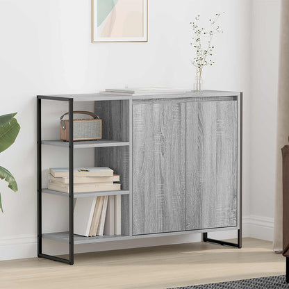 Mobile laterale Grigio Sonoma 96.5 x 30 x 75 cm