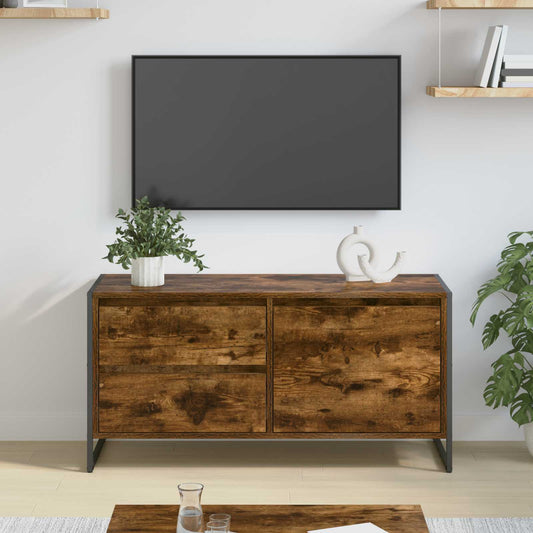 Mobile TV Quercia Fumosa 100 x 36 x 49.5 cm Legno multistrato