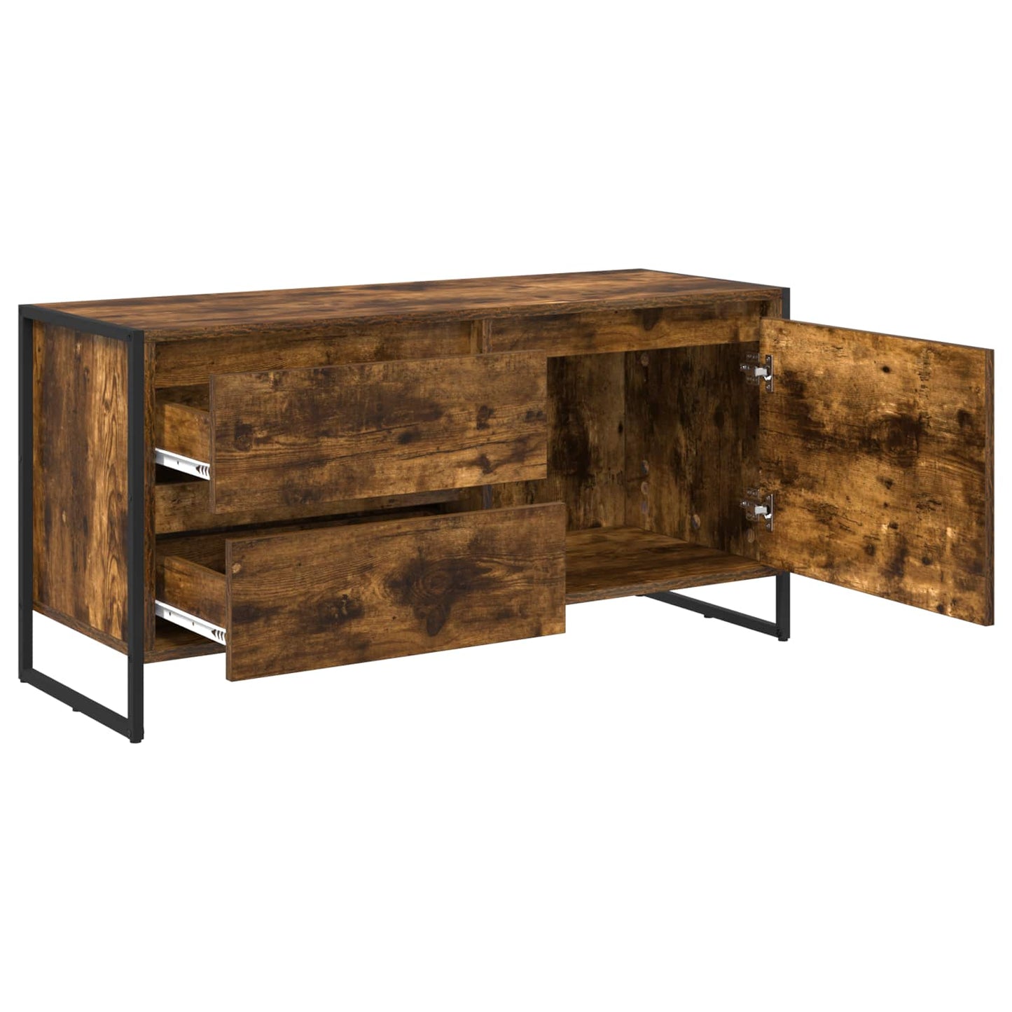 Mobile TV Quercia Fumosa 100 x 36 x 49.5 cm Legno multistrato