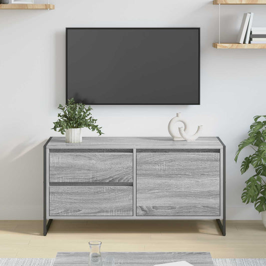 Mobile TV Grigio Sonoma 100 x 36 x 49.5 cm Legno multistrato