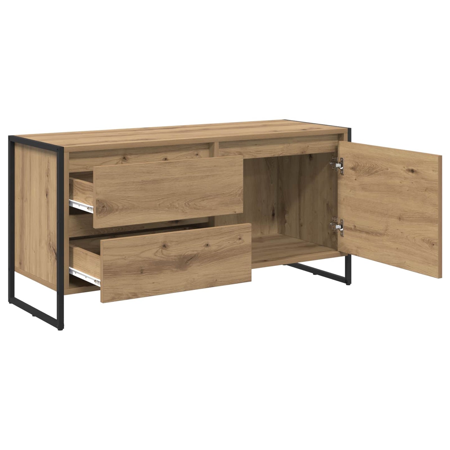 Mobile TV con cassetto Rovere Artigianale 100 x 36 x 49.5 cm
