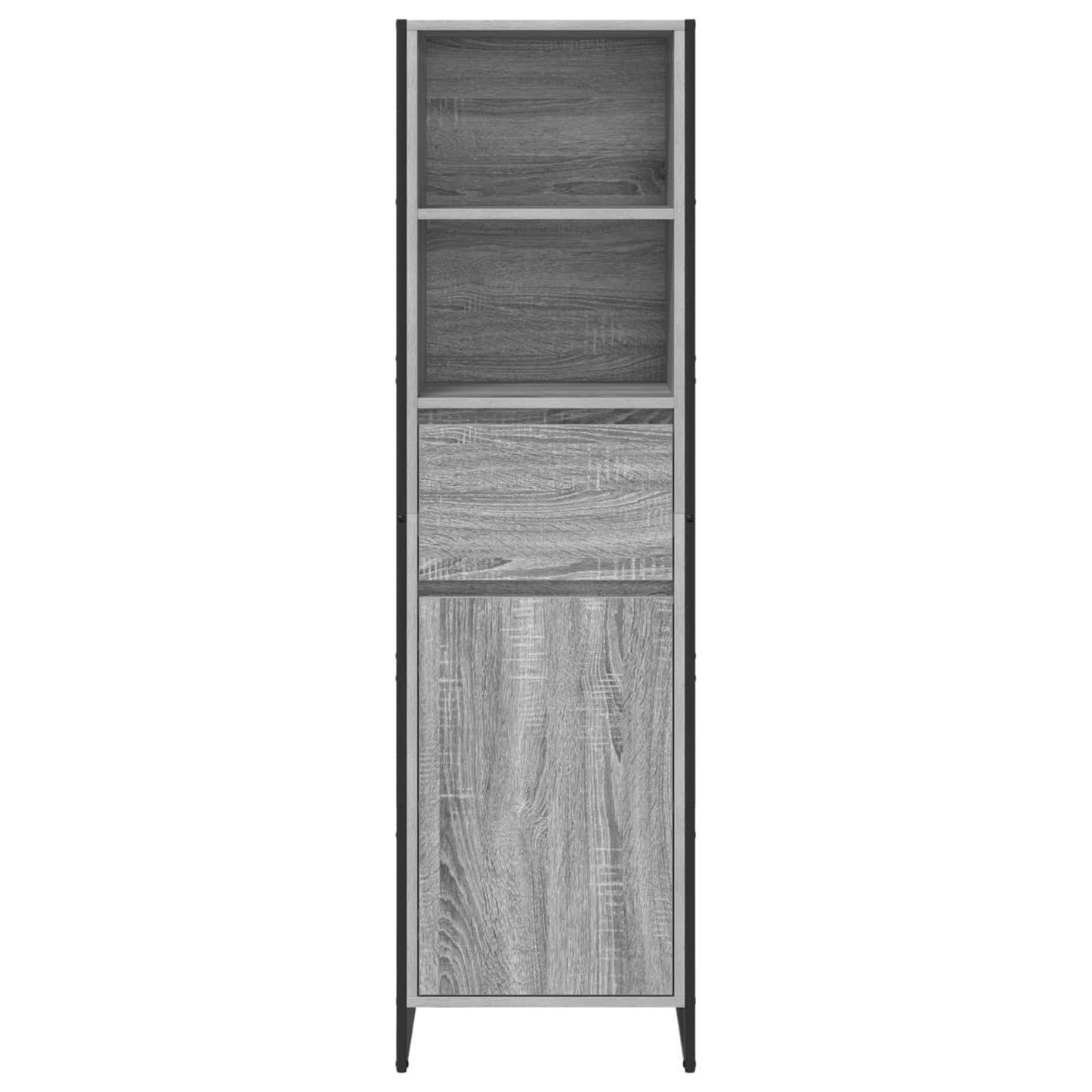 Armadio per Libri con cassetto Grigio Sonoma 43 x 36 x 150.5 cm