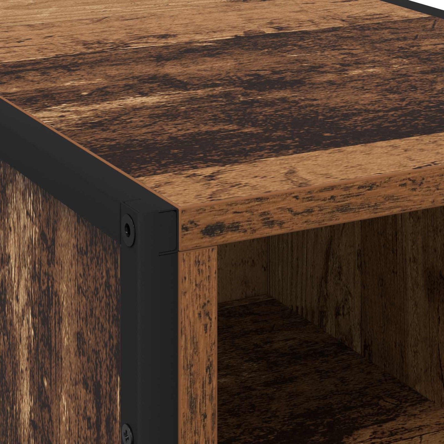 Armadio per Libri con cassetto Legno vecchio 43 x 36 x 150.5 cm