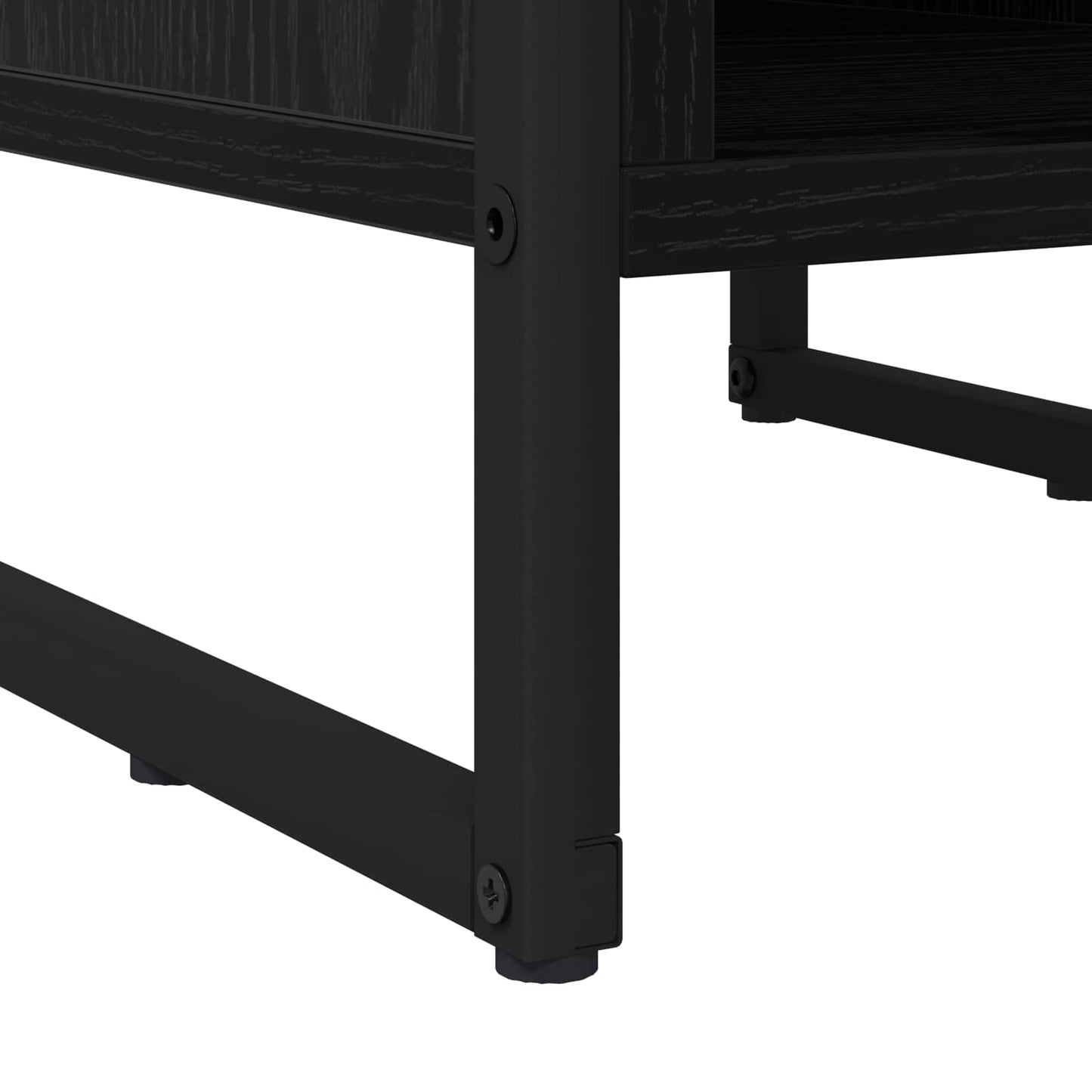 Comodino 2 pcs Rovere Nero 39.5 x 30 x 50 cm Legno multistrato | homemem39
